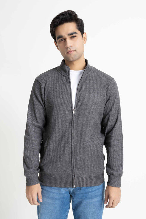 The Grey Mock Neck